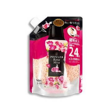 日本P&G-Lenor芳香寶石系列超吸水力香香豆補充包1040ml/袋(長效留香約12週,室內晾曬防臭香氛珠,全洗衣機型適用)