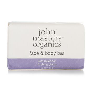 John Masters Organics John Masters Organics 薰衣草和依蘭臉部和身體香皂 128g/4.5oz-卸妝/洗面乳