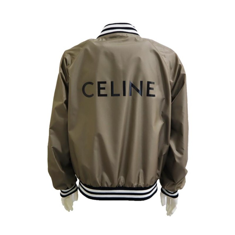 CELINE セリーヌ メンズ CELINEプリント テディジャケット 軽量