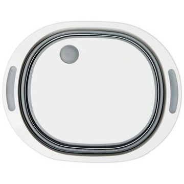 多功能砧板 多功能切菜板可折疊瀝水籃家用防黴塑膠砧板洗水果廚房洗菜籃神器『XY1076』