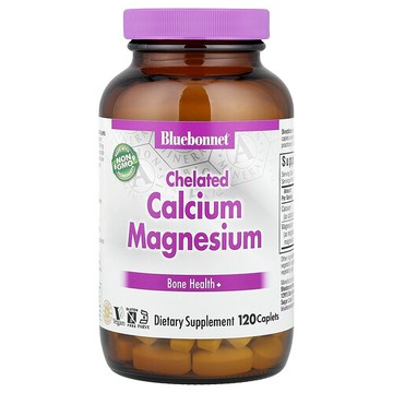 Bluebonnet Nutrition, 鈣鎂螯合物，120 粒