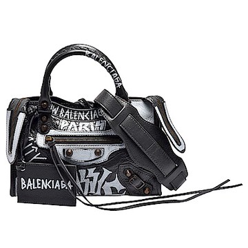 Balenciaga city graffiti discount mini