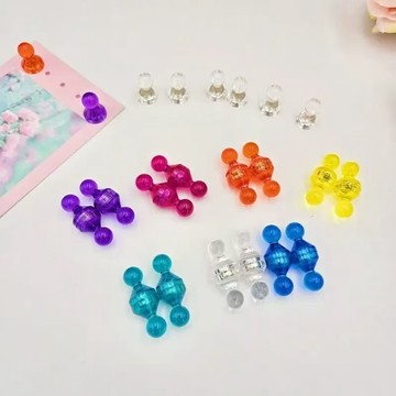 【沐卿_精選】彩色圖釘磁鐵 彩色磁鐵 立體磁鐵 透明磁鐵圖釘 強力磁鐵 彩色磁釘 強磁 辦公磁鐵 白板 圖磁性貼 文具貼