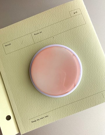 Misty Rose epoxy iphone phone grip magsafe