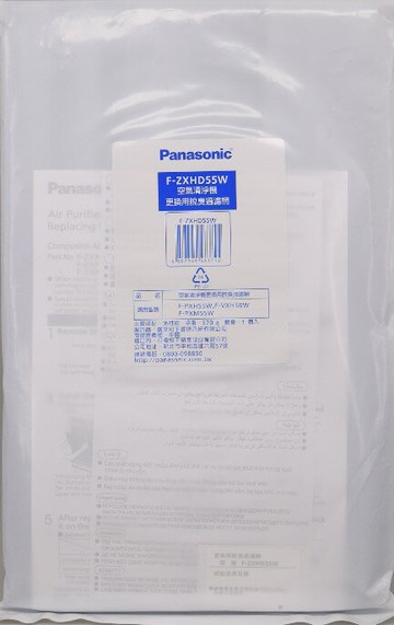 領券獨家最高9折【Panasonic】奈米清淨除臭濾網F-ZXHD55W 適用:F-VXH50W