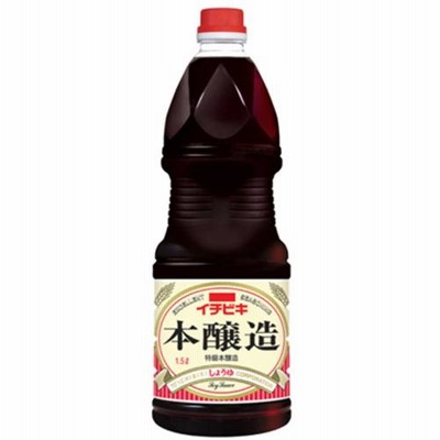 イチビキ　本醸造しょうゆグリップ　1.5L×6個