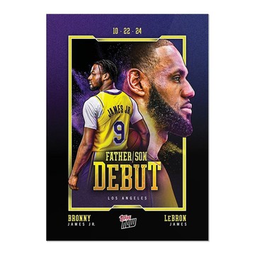 「Doushop」Bronny James Jr. / LeBron James Topps Now