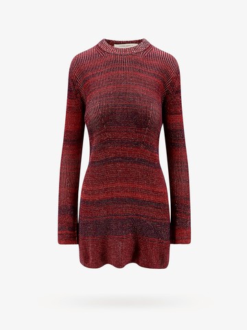 Knitted multicolor mini dress with stars detail - GOLDEN GOOSE DELUXE BRAND - gender_Woman