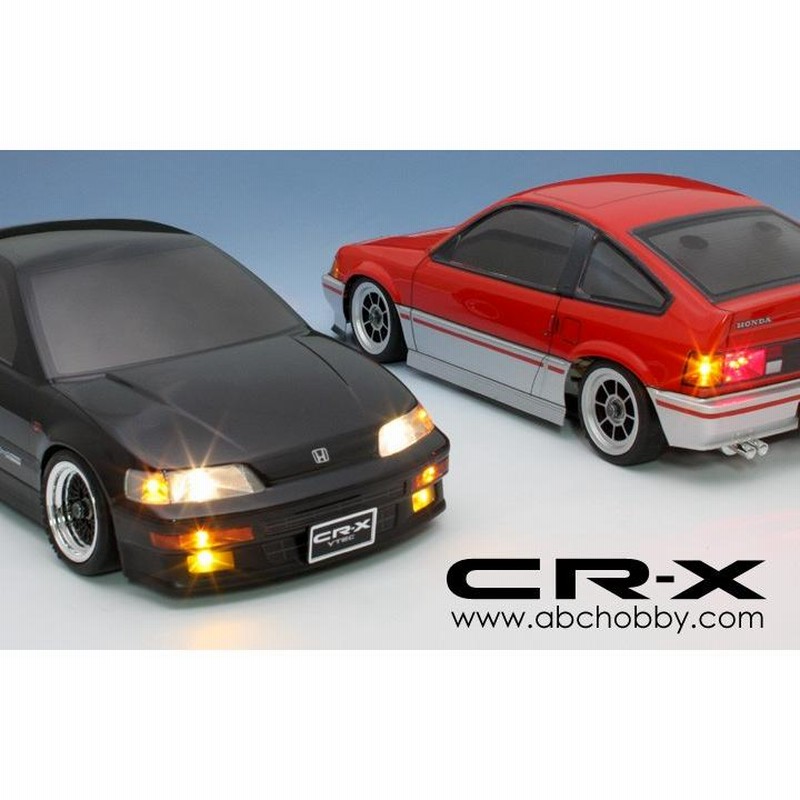 タミヤ　CR-X Mシャーシボディ　エアブラシ塗装 タミヤ CR-X Mシャーシボディ エアブラシ塗装