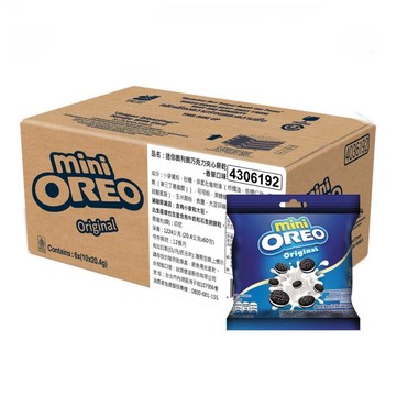 好市多 OREO 奧利奧 mini 迷你奧利奧夾心餅乾香草口味 20.4公克 X 60入