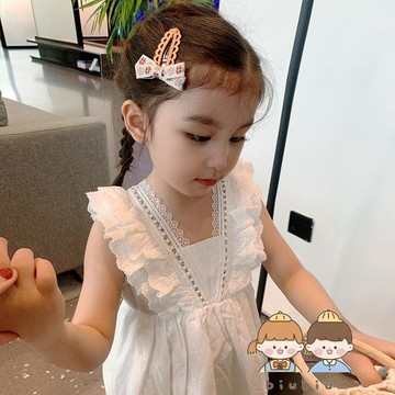 🎀biubiu童裝🎀 夏季新款女童洋氣公主裙 韓版薄款背心裙裙 女童裙子 女童洋裝 女童裙 女童公主裙