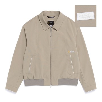 女裝 LONTRA 翻領夾克 - 米色