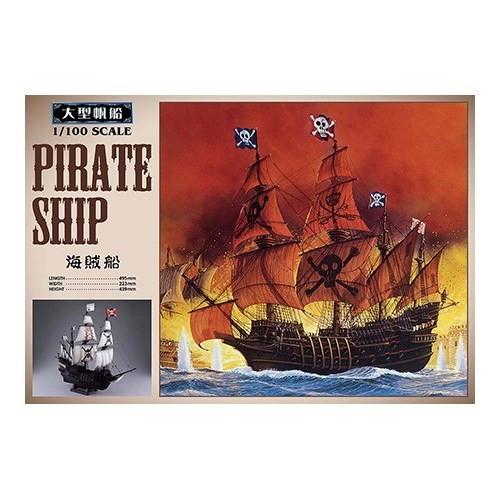 新品即納』{PTM} (再販)大型帆船 No.12 1/100 海賊船 プラモデル