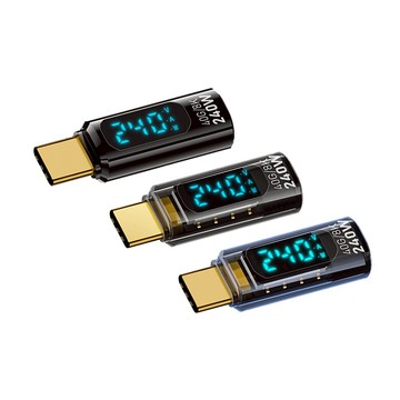 【ibits】MDD USB4數顯轉接頭 Type-C母轉公 240W快充 8K投影 40Gb傳輸 適用蘋果15