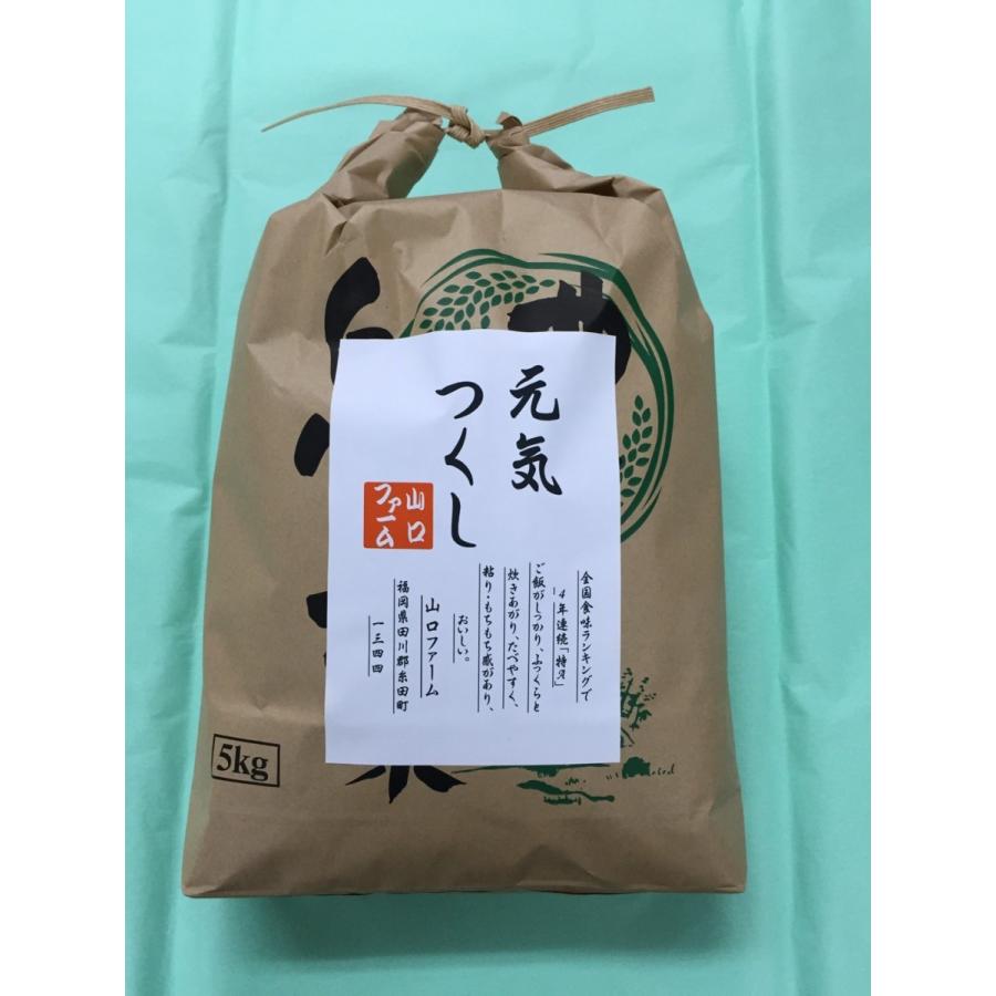 R５年度産！新米！元気つくし ２０kg　玄米