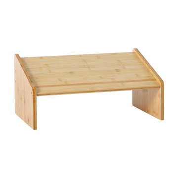 樂嫚妮 可調式楠竹擱腳凳踩腳架足底踏板-(2色)高款原