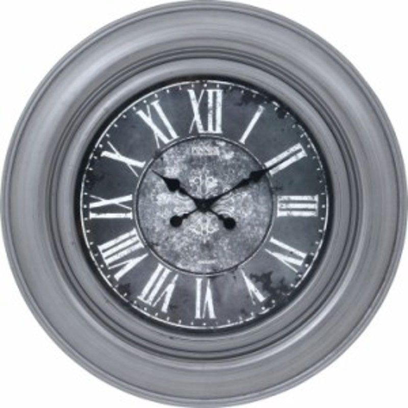 時計 掛時計 掛け時計 大きい時計 ビッグ 灰色 グレー 壁掛け 大きい 時計 丸型 丸時計 おしゃれ かっこいい 75cm 通販 Lineポイント最大1 0 Get Lineショッピング