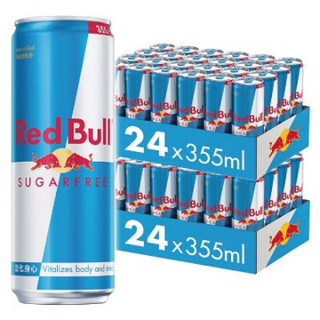 【Red Bull】紅牛無糖能量飲料x2箱(355mlx24罐/箱)