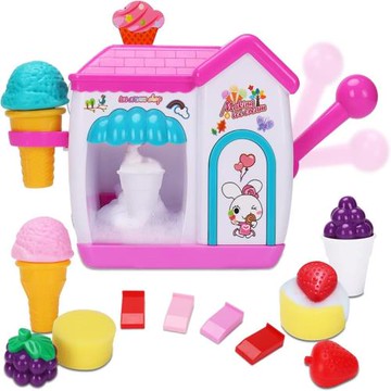 嬰幼兒,冰淇淋泡沫機沐浴玩具4-8 歲兒童,泡泡假蛋糕浴缸玩具