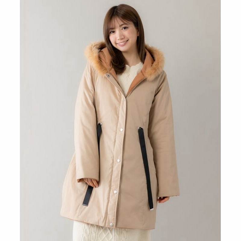 ルゥデ リバーシブルモッズコート 9r24 通販 Lineポイント最大0 5 Get Lineショッピング