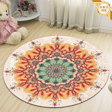 【民族風禪意】曼陀羅地毯 客廳地毯 臥室地毯 床邊毯 民宿酒店 加厚加密 防滑底背 瑜伽冥想 家居裝飾