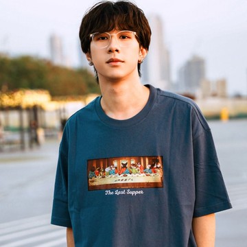 【CREEPS】The Last Supper 寬鬆重磅印花T恤