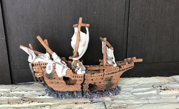 【西高地水族坊】造景擺飾 宗洋公司代理 帆船(中)