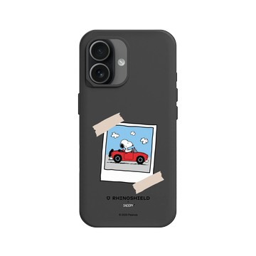 iPhone 17 SolidX 黑 - 史努比 Snoopy - 拍立得-一起去兜風
