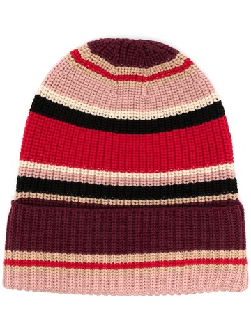 Ports V - striped wool beanie - unisex - Wool - One Size - Multicolour
