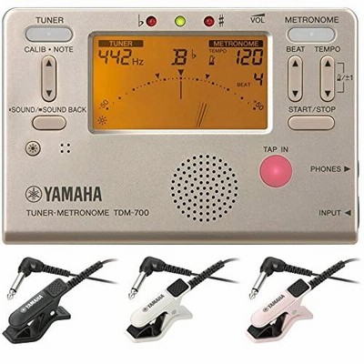 YAMAHA ヤマハ TDM-700G + TM-30 チューナー/メトロノーム + コンタクトマイクセット/マイク色 BK