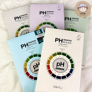 肥達代購 🍄 現貨 SAM'U PH面膜 Vital Fit 膠原蛋白 面膜 膠原蛋白 保濕 Samu 莎繆