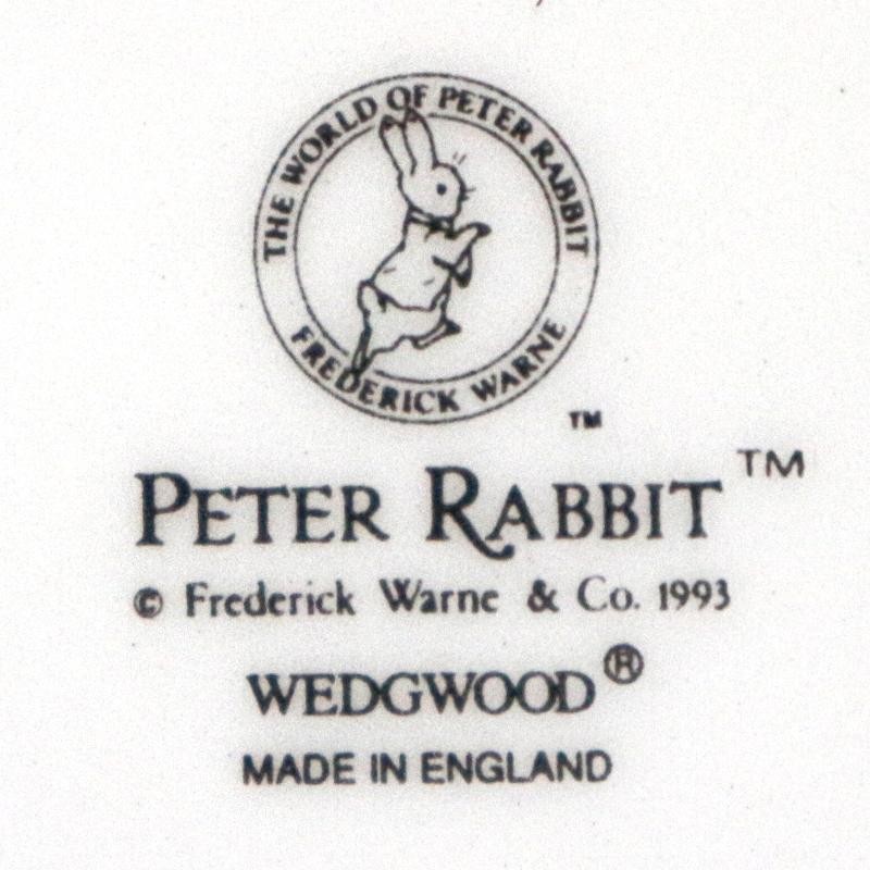 ウェッジウッド Wedgwood ピーターラビット 旧刻印 英国製 ポリ