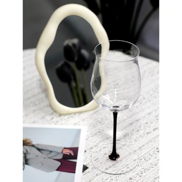 法式黑領結禮盒裝輕奢高檔水晶玻璃葡萄酒杯子勃艮第波爾多紅酒杯