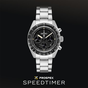 SEIKO 精工 PROSPEX Speed Timer太陽能計時錶/黑/39mm (V192-0AF0D/SSC819P1)