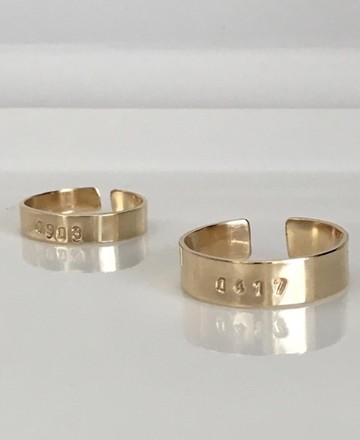 黃銅戒指「pair」