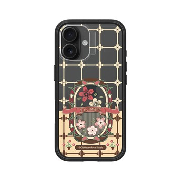 iPhone 16 Mod NX 黑 - 老屋顏 Old House Face - 鐵窗花 - 花卉