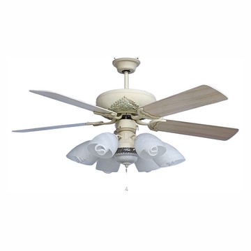 60吋 皇冠仿白吊扇燈  F17-5018