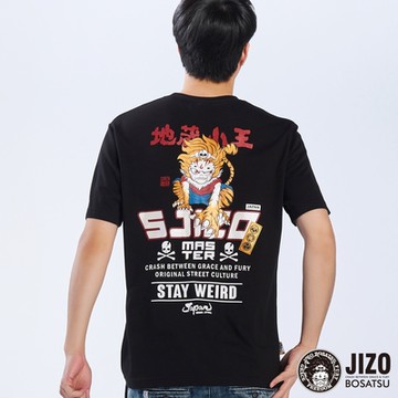 地藏小王 BLUE WAY–安康虎短TEE(黑)