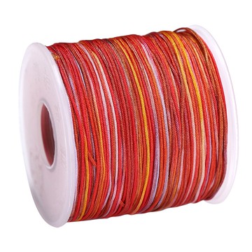 72號彩色玉線段染編織繩珠寶線串珠線手鏈的繩子diy線120米