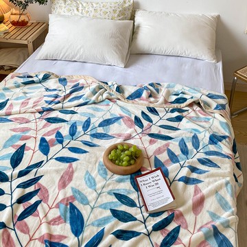 夏季薄款珊瑚絨毛毯被子辦公室單人午睡毯空調小毯子沙發蓋毯床單