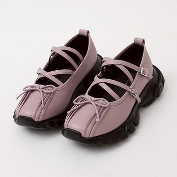 D+AF 活力芭蕾．蝴蝶結交叉帶瑪莉珍運動鞋