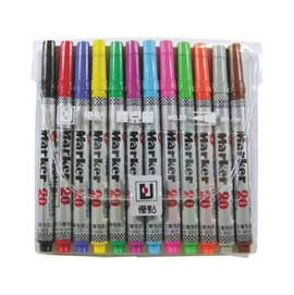英士20速乾油性筆1.0mm(12色組)