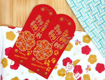 常有錢花燙金紅包袋(2入)