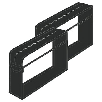 高清拉鍊文件書袋 L34cm x W25cm (8cm深) 薄身輕巧 方便攜帶  A4  2個