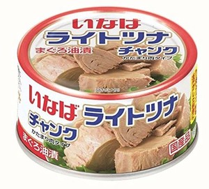 いなば食品 いなば 国産ライトツナチャンク まぐろ油漬 165G×4缶