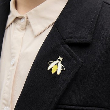 螢火蟲夜光胸針男女款高檔精緻七夕禮物新款ins風