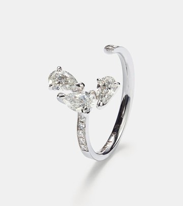 Repossi Serti sur Vide 18kt white gold ring with diamonds