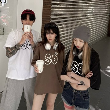 【APPAREL】 SO Signature Logo 20支棉 Oversize Tee