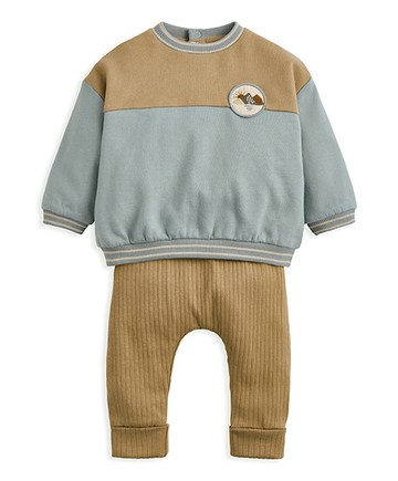 童年山丘-長袖套裝6-9m