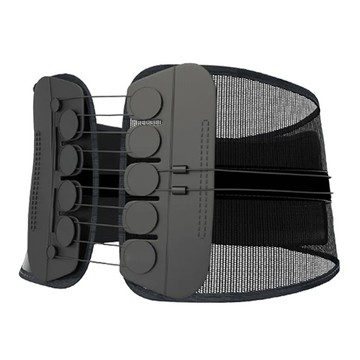 A-ZEAL 可調式動力滑輪加壓護腰帶 SP24042 黑色  M  1個